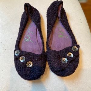 Purple slip on flats💜